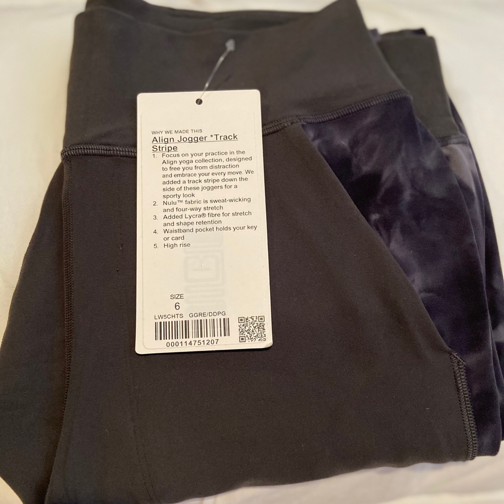BRAND NEW Lululemon Align Jogger size 6